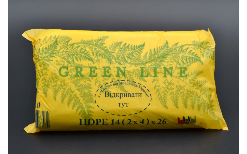 Пакет фасувальний "GREEN LINE" / 14*26см /