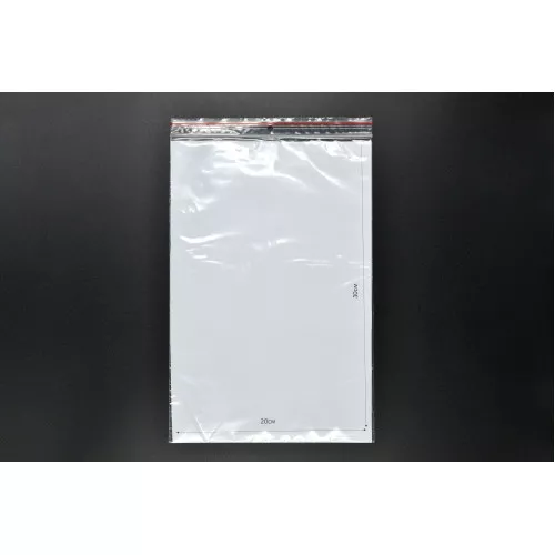 Зип пакет полиэтиленовый / 200*300мм / красная полоса / 95шт