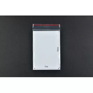 Зіп пакет поліетиленовий / 70*100мм / червона полоса / 95шт