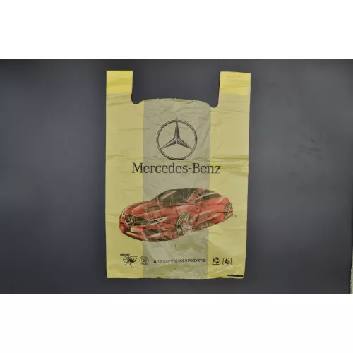 Пакет полиэтиленовый майка Mercedes / 30*50см / 100шт
