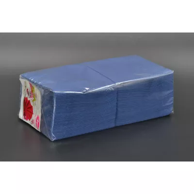 Салфетка Алсупак / 33*33см / 2-слойная / синяя / 200шт Салфетка Алсупак / 33*33см / 2-слойная / синяя / 200шт