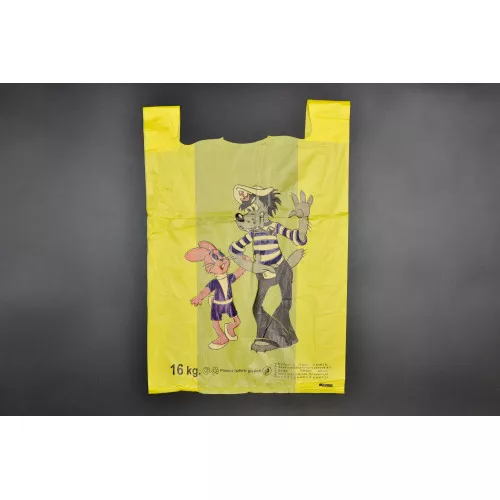 Пакет полиэтиленовый майка "Ну-погоди" / 30*50см / 100шт