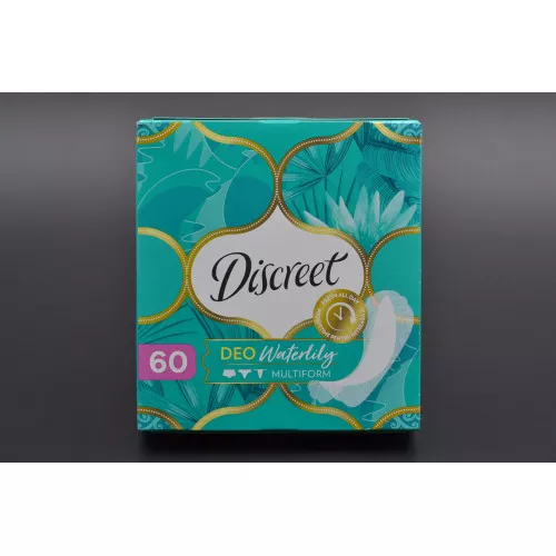 Прокладки Discreet / ежедневные / Water Lily / Multiform / 60шт