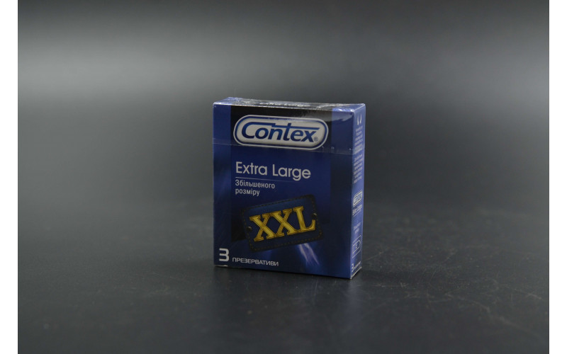 Презервативи латексні "Contex" / Extra Large / 3шт