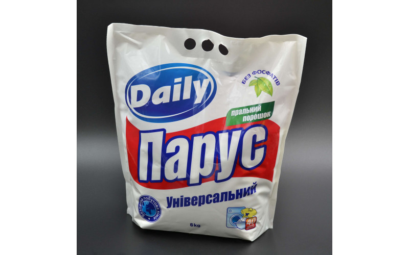 Пральний порошок "Daily" Парус / Universal / Автомат / 6 кг