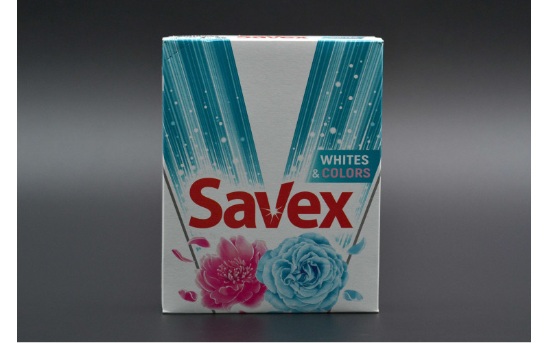 Порошок для прання "Savex" / Автомат / Whites&Colors / 400г