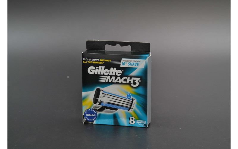 Касета змінна до станка "Gillette Mach3" / 8шт