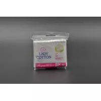 Ватні палочки Lady Cotton / в поліетиленовій упаковці / 100 шт