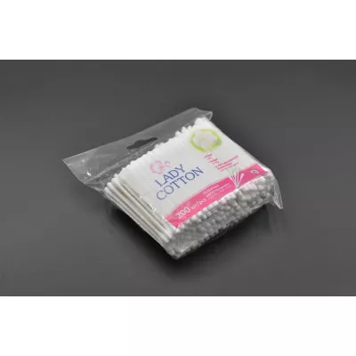Ватні палочки Lady Cotton / в поліетиленовій упаковці / 200 шт Ватні палочки Lady Cotton / в поліетиленовій упаковці / 200 шт