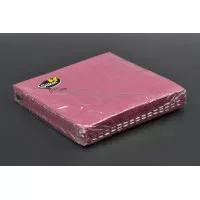 Салфетка Silken / 33*33см / 3-слойная / бордовая / 20шт Салфетка Silken / 33*33см / 3-слойная / бордовая / 20шт