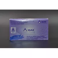 Перчатки нитриловые IGAR / синие / без пудры / не стерильные / размер-M / 200шт Перчатки нитриловые IGAR / синие / без пудры / не стерильные / размер-M / 200шт