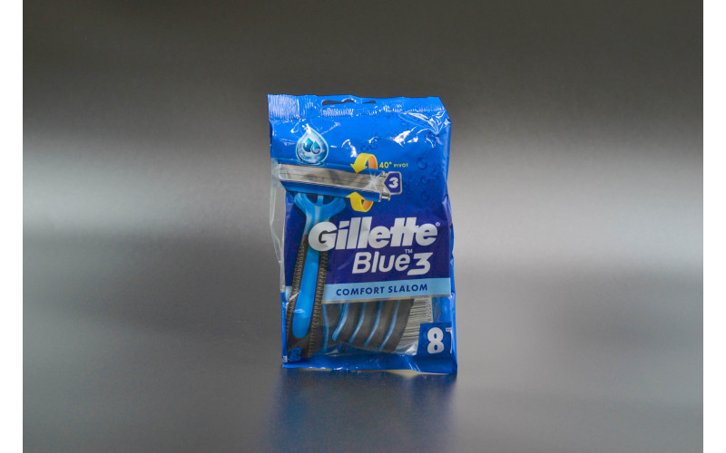 Станок для гоління "Gillette" / BLUE 3 Comfort / 8шт