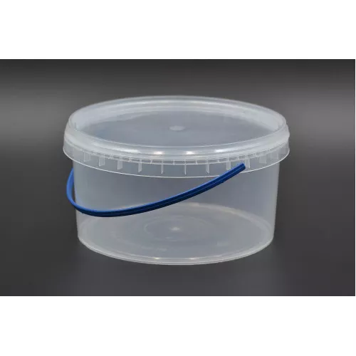 Відро для харчових продуктів / прозоре / кругле / з кришкою / 3л