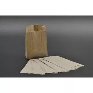 Пакет паперовий / 100*210*40мм / коричневий / 100шт
