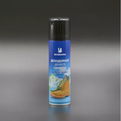 Аерозоль дезодорант для взуття BLYSKAVKA 150 мл