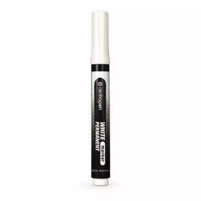 Маркер Centropen / перманентный / толстый / белый / 1 шт Маркер Centropen / перманентный / толстый / белый / 1 шт