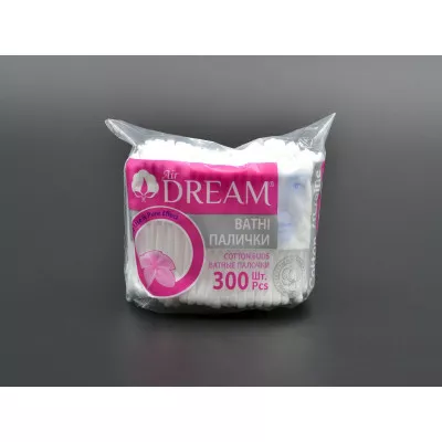 Ватные палочки Air Dream / в полиэтиленовой упаковке / 300 шт Ватные палочки Air Dream / в полиэтиленовой упаковке / 300 шт