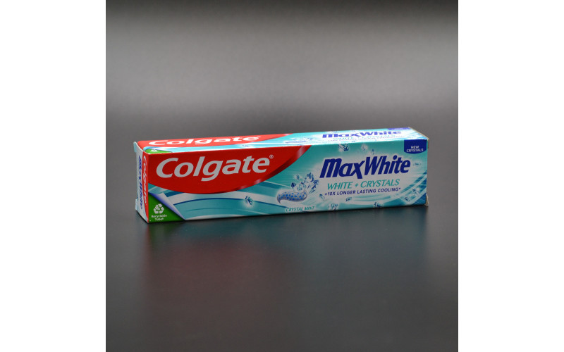 Зубна паста "Colgate" / Max white / White + Crystal / 100 мл