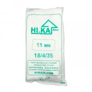 Пакет фасувальний НІ.КА / 18*35см / 11мкм / первинна упаковка / Пакет фасувальний НІ.КА / 18*35см / 11мкм / первинна упаковка /