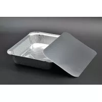 Кришка для контейнера з харчової фольги R2L / прямокутна / 205*308 мм Кришка для контейнера з харчової фольги R2L / прямокутна / 205*308 мм