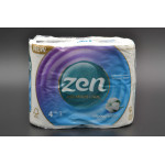 Туалетний папір "ZEN" / Premium / білий / 3-шаровий / 19м / 4шт