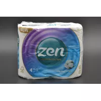 Туалетний папір ZEN / Premium / білий / 3-шаровий / 19м / 4шт