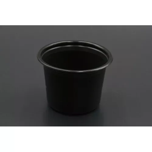 Супница D-115 / черная / гладкая / дно / 500мл / 750шт