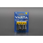 Батарейка пальчик "VARTA" / Super Heavy Duty / AA / 4 шт