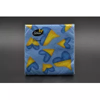 Салфетка Silken / 33*33 см / 2-слойная / Все будет Украина / 16 шт