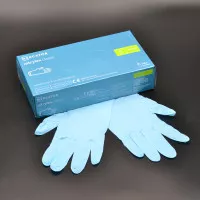 Перчатки нитриловые NITRYLEX Classic / синие / без пудры / не стерильные / размер-S / 100шт Перчатки нитриловые NITRYLEX Classic / синие / без пудры / не стерильные / размер-S / 100шт