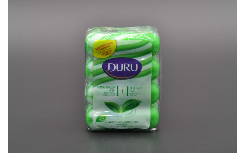 Крем-мило "DURU" / Зелений чай / 4*80г