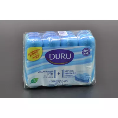 Крем-мило DURU / Морські мінерали / 4*80г Крем-мило DURU / Морські мінерали / 4*80г