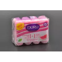 Крем-мило DURU / Рожевий грепфрут / 4*80г Крем-мило DURU / Рожевий грепфрут / 4*80г