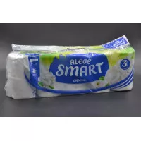 Туалетний папір SMART Esential / Білий / 3-шаровий / 120 відривів / 10шт