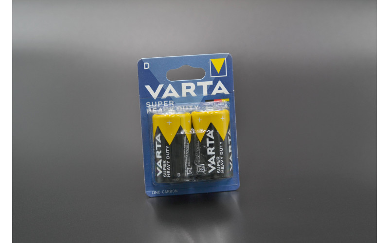 Батарейка бочка "VARTA" / Super heavy duty / R20 / 2шт