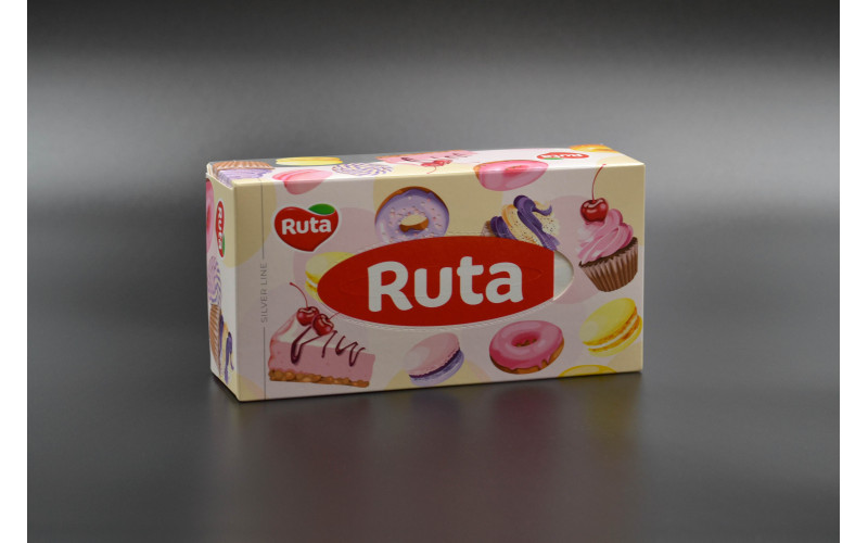 Серветки в коробці "Ruta" / Woman Brick / білі / 150шт