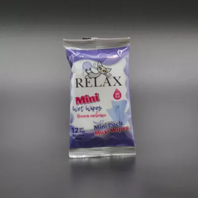 Салфетки влажные RELAX / Микс / 12шт Салфетки влажные RELAX / Микс / 12шт