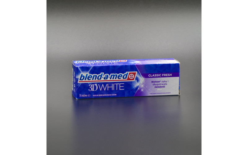 Зубна паста "blend-a-med" 3D White / Класична свіжість / 75мл