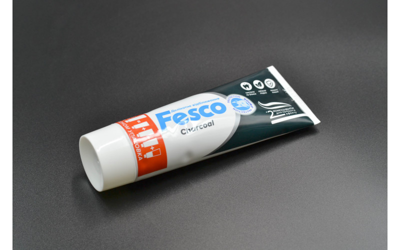 Зубна паста "Fesco" / Charcoal / 250мл