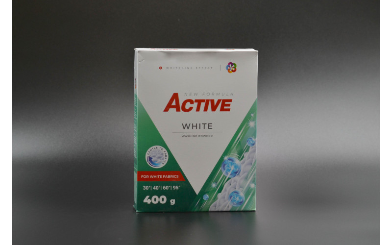 Пральний порошок "ACTIVE" / Автомат / White / 400г