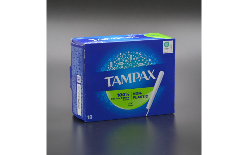 Тампони "TAMPAX" Super / 3К / 18 шт