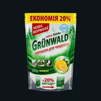 Порошок для чищення GRUNWALD / Лимон / 500 г Порошок для чищення GRUNWALD / Лимон / 500 г