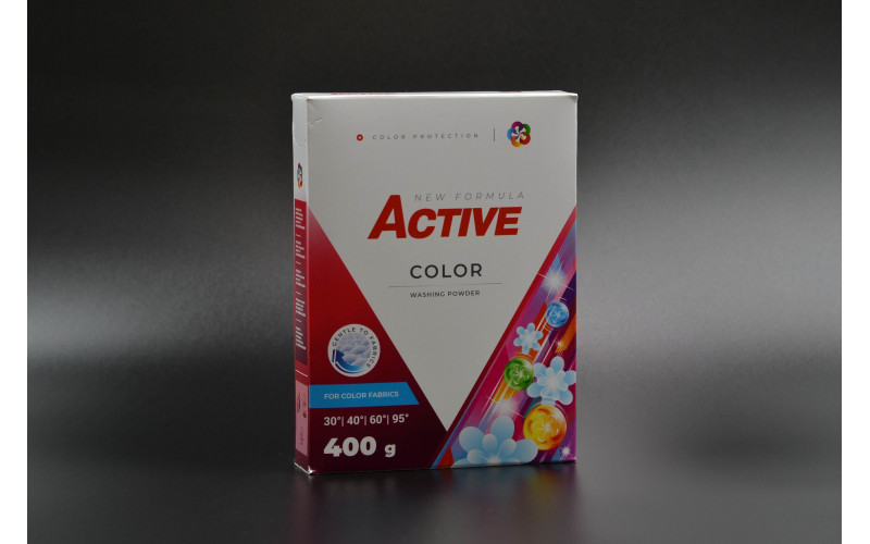 Пральний порошок "ACTIVE" / Автомат / Color / 400г