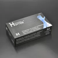 Перчатки нитриловые HOFFEN 3,2 г / синие / без пудры / не стерильные / размер-M / 50 пар Перчатки нитриловые HOFFEN 3,2 г / синие / без пудры / не стерильные / размер-M / 50 пар