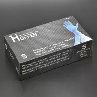 Перчатки нитриловые HOFFEN 3,2 г / синие / без пудры / не стерильные / размер-S / 50 пар Перчатки нитриловые HOFFEN 3,2 г / синие / без пудры / не стерильные / размер-S / 50 пар