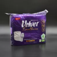 Туалетний папір Velvet / білий / 3-шаровий / 160 відривів / 9 шт