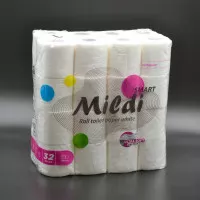 Туалетная бумага Кохавинка Mildi Smart / 2-слойная / белая / 12,5 м / 32 шт