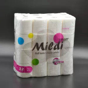 Туалетная бумага Кохавинка Mildi Smart / 2-слойная / белая / 12,5 м / 32 шт