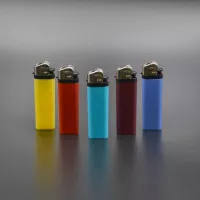 Запальничка NEON / 2А SOLID / з кремнієм / кольорова / 50 шт