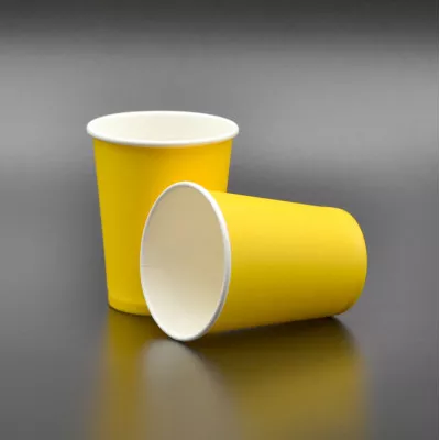 Стакан бумажный ТИТАН / 250 мл / желтый / №75 / 50 шт Стакан бумажный ТИТАН / 250 мл / желтый / №75 / 50 шт